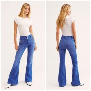 Free People Layla high rise retro flare jeans 25